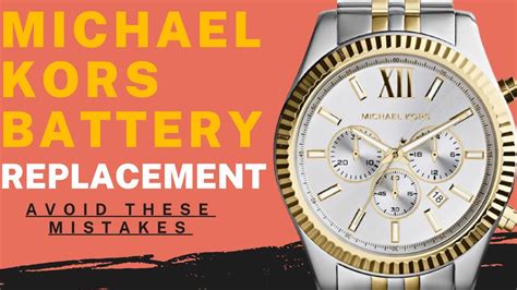 how to connect michael kors watch|michael kors watches battery replacement.